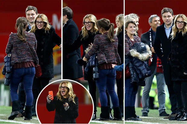 Julia Roberts Mendadak Muncul di Old Trafford Tunjukkan Dukungan pada MU